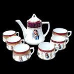 Vintage RS Prussia “ Napoleon “ theepot en theekopjes -, Antiek en Kunst