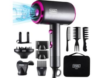 Raveg Föhn - Ionische Haardroger met Diffuser 2000W - beschikbaar voor biedingen