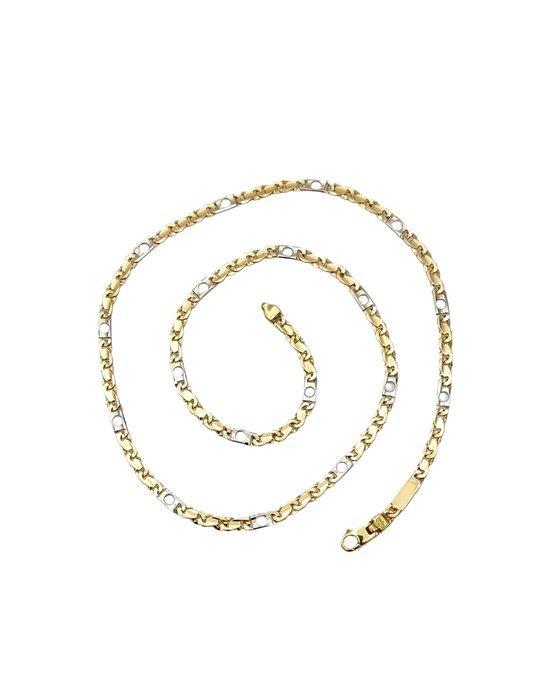 Halsketting - 18 karaat Geel goud, Witgoud, Handtassen en Accessoires, Kettingen