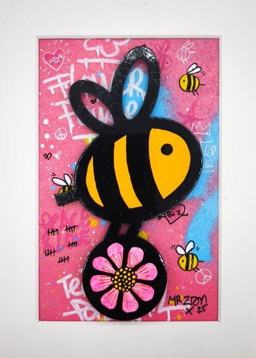 Mister Zion - Zabeille Fleur Rose, Antiek en Kunst, Kunst | Designobjecten