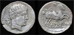Ca 150-100bc Spain bolskan Ar drachm zilver, Postzegels en Munten, België, Verzenden