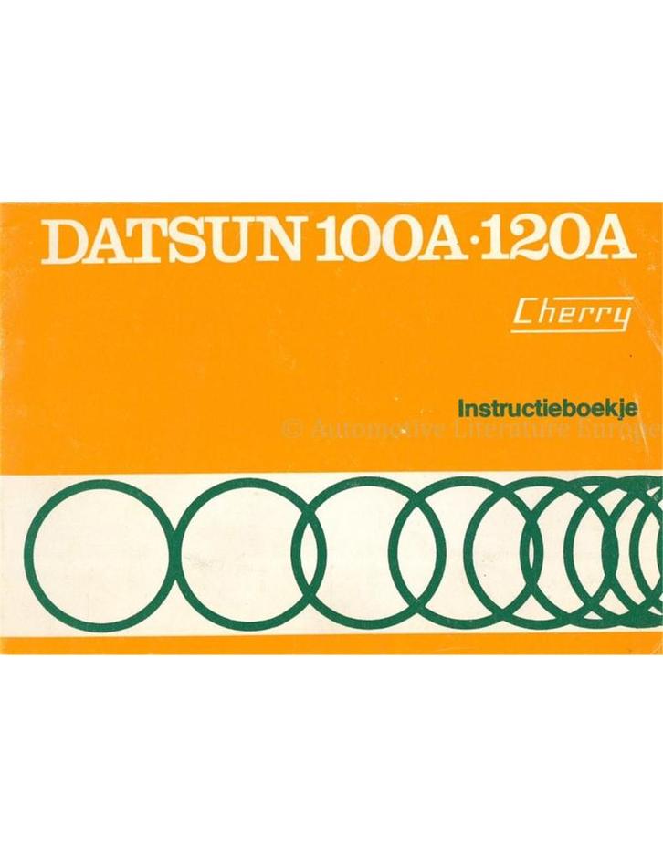 1974 DATSUN 100A | 120A (CHERRY) INSTRUCTIEBOEKJE, Auto diversen, Handleidingen en Instructieboekjes