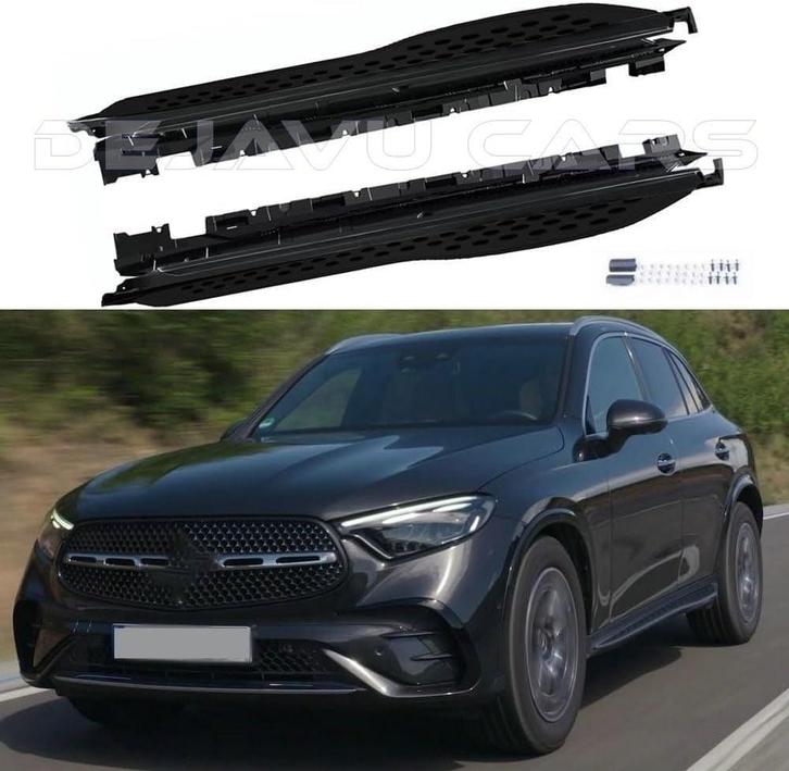 Treeplanken Black Edition voor Mercedes Benz GLC X254 C254, Auto diversen, Tuning en Styling, Ophalen of Verzenden