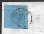 Italiaanse oude staten - Sardinië 1854 - Brief met tekst, Postzegels en Munten, Gestempeld