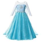 Prinsessenjurk - Elsa jurk - Kleedje, Kinderen en Baby's, Carnavalskleding en Verkleedspullen, Nieuw, Verzenden