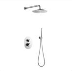 Royal inbouw regendouche set chroom met muursteun KORTING