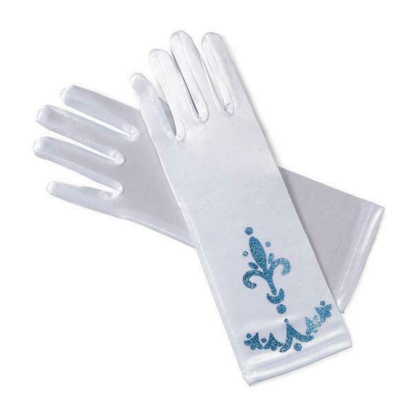 Prinsessenjurk - Frozen handschoenen - Wit - Kleedje, Kinderen en Baby's, Carnavalskleding en Verkleedspullen, Verzenden