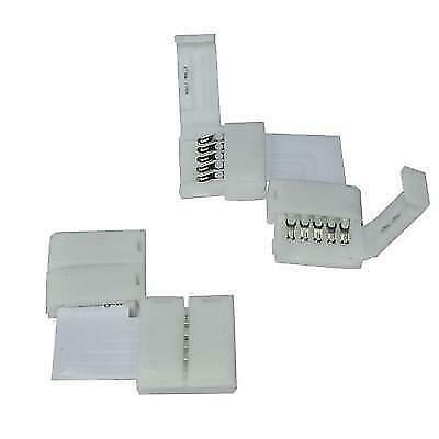 LED Strip RGBW click hoek connector 90 graden soldeervrij, Huis en Inrichting, Lampen | Overige, Ophalen of Verzenden