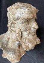 Buste, dHomme Barbu - 29 cm - Gips, Antiquités & Art, Antiquités | Céramique & Poterie
