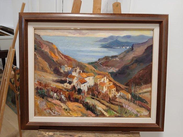 École européenne (XX) - Paisaje Emporda, Antiquités & Art, Art | Peinture | Classique