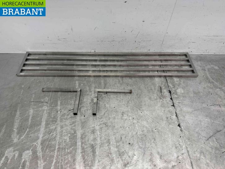 Étagère murale en acier inoxydable 160 x 30,5 cm, Articles professionnels, Horeca | Autre, Envoi