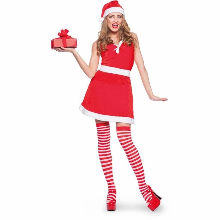 Kerstvrouw Jurkje Rood, Kleding | Dames, Carnavalskleding en Feestkleding, Nieuw, Verzenden