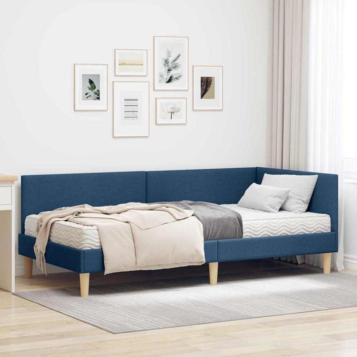 vidaXL Hoekbedframe met Matras Anders met hoofdeinde 2 pcs, Huis en Inrichting, Slaapkamer | Bedden, Nieuw, Verzenden