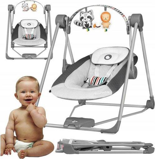 LIONELO Otto - wipstoel - tot 9 kg - speelgoed - 5 schomm..., Kinderen en Baby's, Babywiegjes en Ledikanten, Nieuw, Verzenden