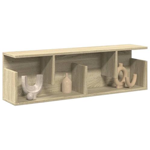 vidaXL Wandkast 100x20x30 cm bewerkt hout sonoma, Huis en Inrichting, Kasten | Wandmeubels, Nieuw, Verzenden