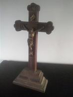 Crucifix - Hout, Legering - 1920-1930, Antiek en Kunst