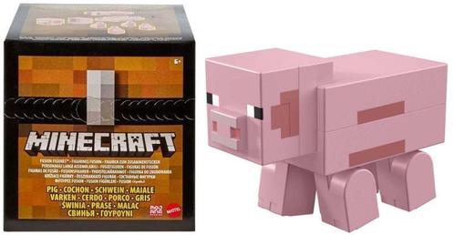 Mattel Minecraft Fusion Figure-Pig 13CM (Diversen) NIEUW, Verzamelen, Poppetjes en Figuurtjes, Ophalen of Verzenden