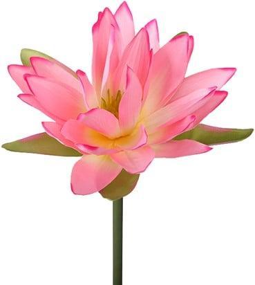 Real Touch Waterlelie Pink per stuk, Hobby en Vrije tijd, Knutselen, Nieuw