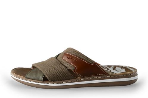 Rieker Slippers in maat 41 Groen | 5% extra korting, Kleding | Heren, Schoenen, Overige kleuren, Nieuw, Slippers, Verzenden