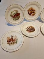 Vierzon - Eetservies (8) - Jacht - Porselein - Hert / Fazant