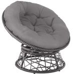 Wicker fauteuil Gargano draaibaar - grijs, Verzenden