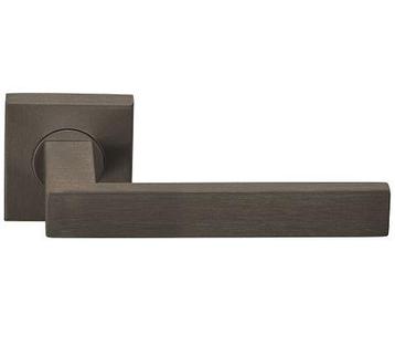 Deurklink BASICS BSQ2-G op vierkant rozet brons, Doe-het-zelf en Bouw, Nieuw, Overige materialen, Klink of Kruk