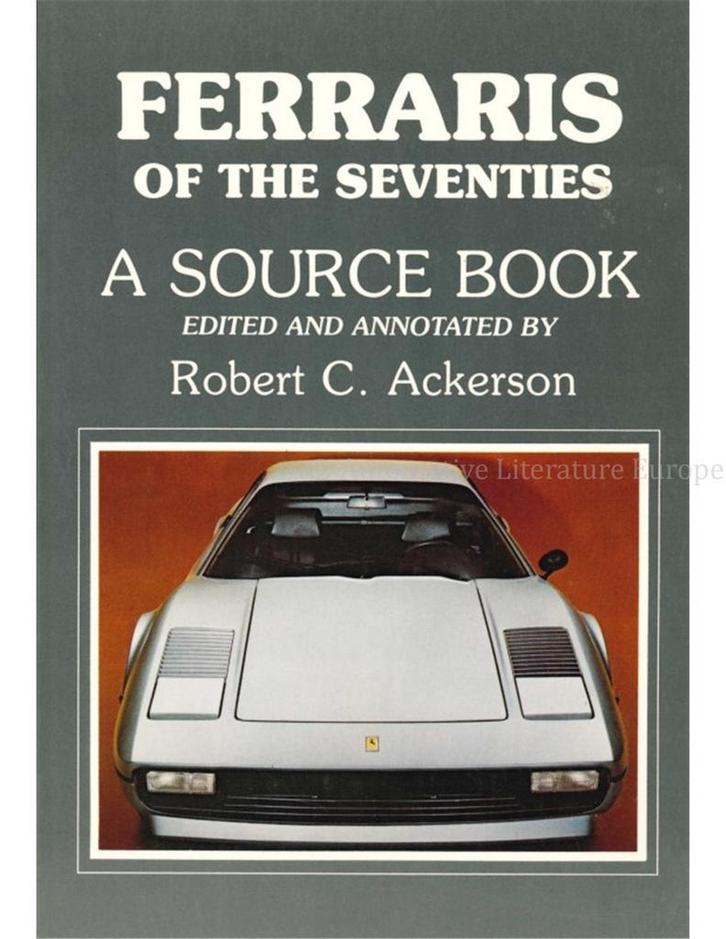 FERRARIS OF THE SEVENTIES, A SOURCE BOOK, Boeken, Auto's | Boeken