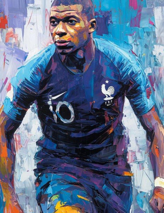 Canvas Fit - Alberto Ricardo - “Mbappé: campeón mundial”, Verzamelen, Overige Verzamelen