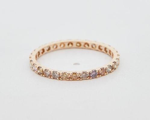 Zonder Minimumprijs - Ring 14 kt. -  0.80ct. tw. Diamant, Handtassen en Accessoires, Ringen