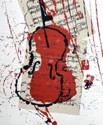Fernandez Arman (1928-2005) - Violon et partitions