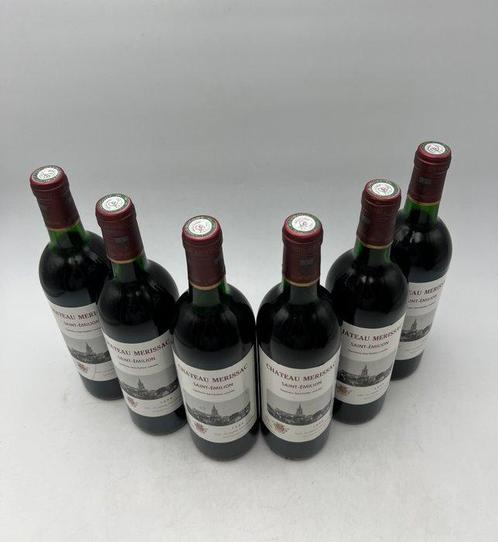 1986 Château Merissac - Bordeaux, Saint-Émilion Cru - 6, Verzamelen, Wijnen
