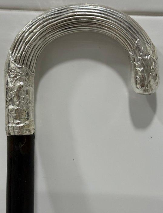 Wandelstok - Hout, Zilver, Antiek en Kunst, Antiek | Overige Antiek