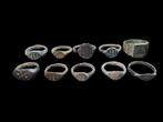 Oud-Romeins, Keizerrijk Brons, 10 Pieces Ring, Bijoux, Sacs & Beauté