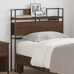 vidaXL Opberghoofdbord met plank bruin eikenkleur 75 cm, Verzenden, Nieuw