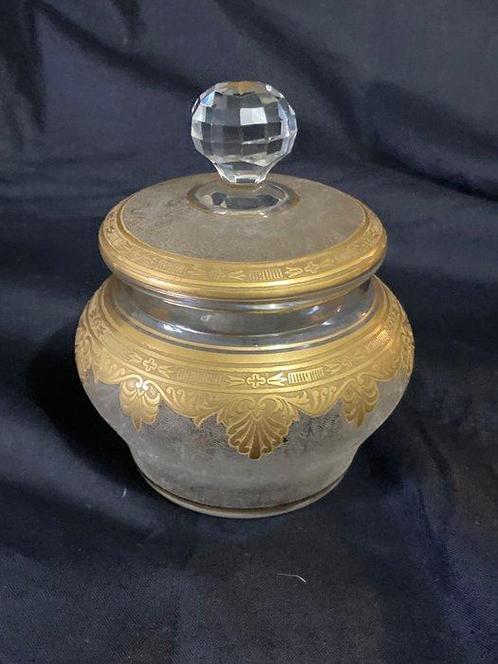 Saint Louis - Sucrier - Splendide Bonbonnière ou Sucrier en, Antiek en Kunst, Antiek | Glaswerk en Kristal