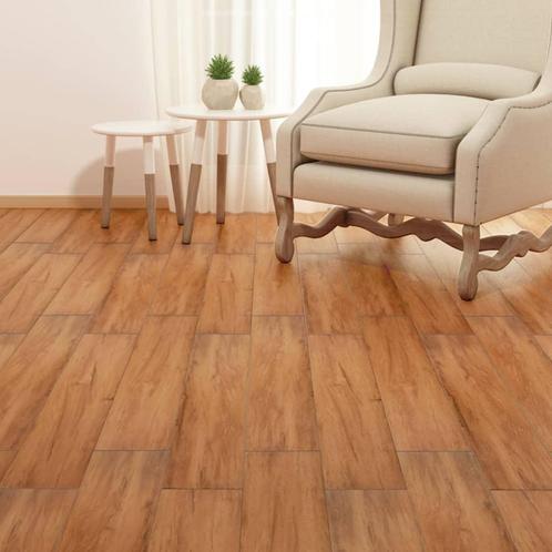 vidaXL Vloerplanken zelfklevend 5,21 m² 2 mm PVC natuurlijke, Doe-het-zelf en Bouw, Vloerdelen en Plavuizen, Nieuw, Verzenden