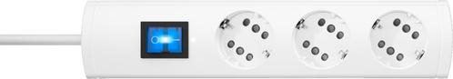 Kopp Duoversal Plus Snoer Centraal 3V/6V Schakelaar 1.4M Wit, Doe-het-zelf en Bouw, Elektriciteit en Kabels, Verzenden