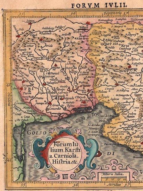 Europe - Italie, Frioul-Vénétie Julienne, Istrie, Slovénie,, Boeken, Atlassen en Landkaarten