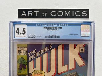 The Incredible Hulk #138 - CGC 4.5 - Sandman Appearance - 1