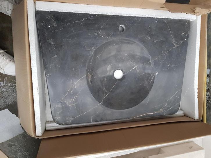 Evier massif marbre 73x50x7,5 cm liquidation stock, Doe-het-zelf en Bouw, Sanitair, Ophalen