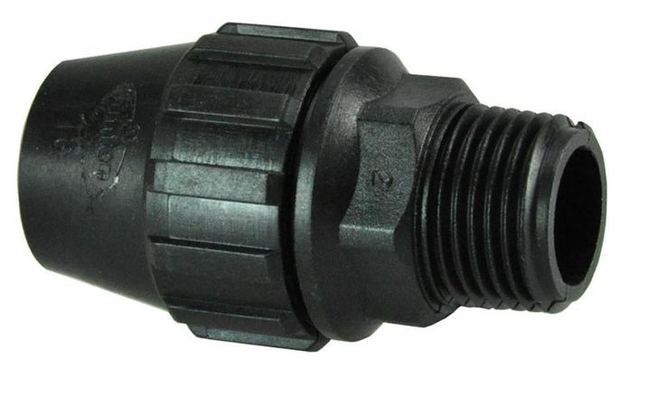 Tyleenkoppeling overgangsstuk 16x1/2buiten, Doe-het-zelf en Bouw, IJzerwaren en Bevestigingsmiddelen, Ophalen of Verzenden