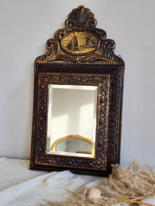 Wandspiegel - Hout, Glas, Koper, Antiek en Kunst, Curiosa en Brocante