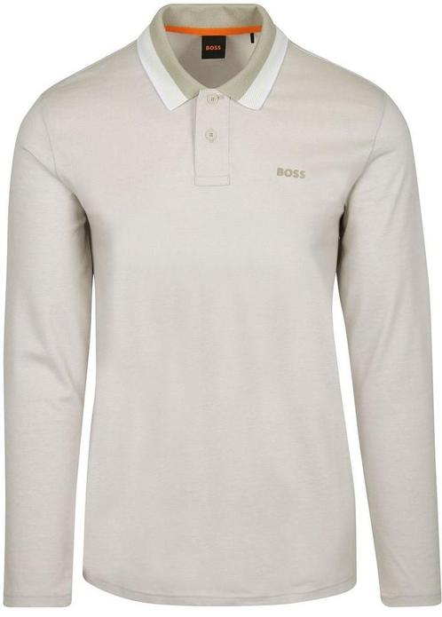 BOSS Peoxfordlong Polo Beige maat Maat 48/50 (M) Heren, Kleding | Heren, Truien en Vesten, Beige, Nieuw, Maat 48/50 (M), Verzenden