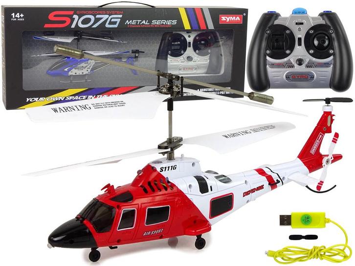 RC Helikopter Syma S111G - 3 Kanaals Besturing - Tweede K..., Hobby en Vrije tijd, Modelbouw | Radiografisch | Helikopters en Quadcopters