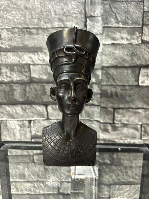 Beeldje - Nefertiti - 1 kg - Steen, Antiquités & Art, Curiosités & Brocante