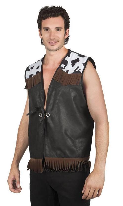 Cowboy Vest Zwart L/XL, Vêtements | Hommes, Costumes de carnaval & Vêtements de fête, Envoi
