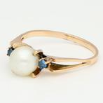 Ring - 18 karaat Roségoud - Parel & Spinel, Nieuw