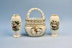 Herend Hungary - Rothschild decor - Vase (3) - Porcelaine -, Antiek en Kunst