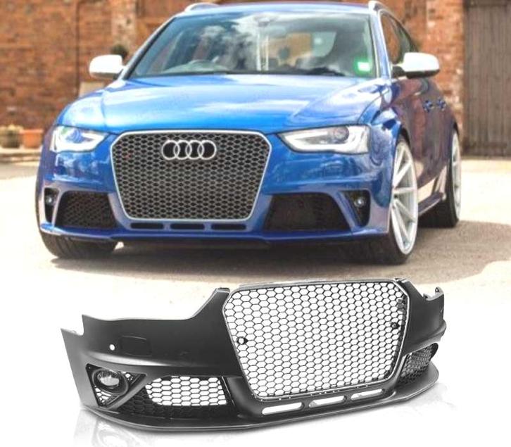 Pare Chocs Frontal Pour Audi A4 B8 11-15 Pdc Sra Look Rs Cal, Autos : Pièces & Accessoires, Carrosserie & Tôlerie, Envoi