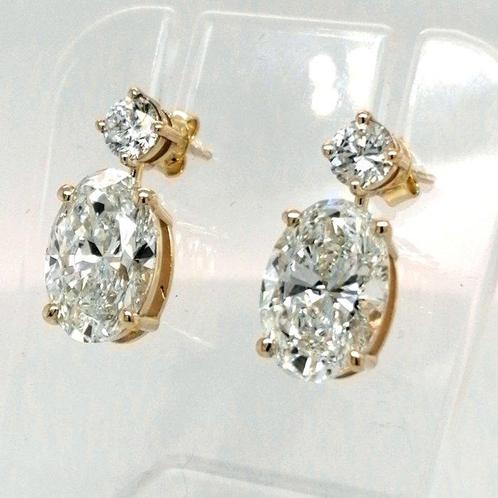 Zonder Minimumprijs - Oorbellen - 14 karaat Geel goud -, Handtassen en Accessoires, Oorbellen